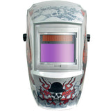 Solar Power Auto Darkening Welding Helmet with Large Viewing Size 3.86 in. x 2.09 in. Great for MMA, MIG, TIG
